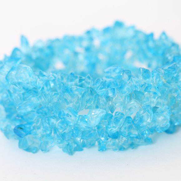 Blue Crystal Expandable Bracelet - Picture 3 of 7